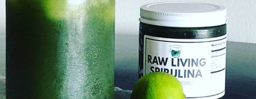 Supercharge your green juice with Raw Living Spirulina