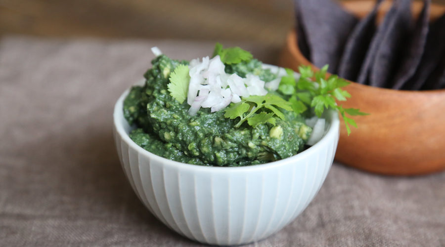 Raw Living Spirulina Guacamole