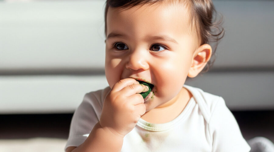 Raw Living Spirulina: A beneficial natural food source for babies